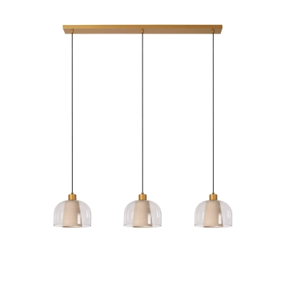 GUNHILD - Pendant light - 3xE27 - Transparant 30460/03/60 Lucide